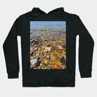 Vibrant Rocky Beach Hoodie